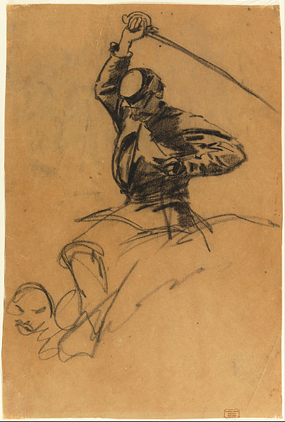 File:Winslow Homer - Cavalry Soldier with Sword on Horseback - Google Art Project.jpg
