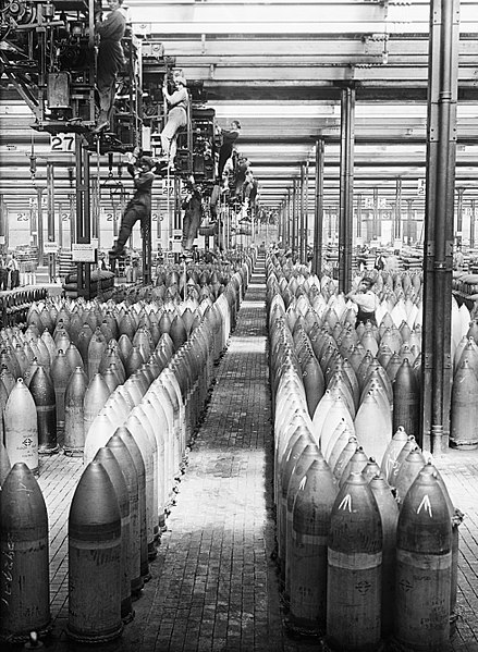 File:Women at work during the First World War- Munitions Production, Chilwell, Nottinghamshire, England, UK, c 1917 Q30010.jpg