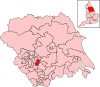 A large constituency in the south of the county.