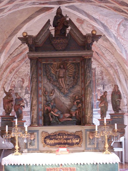 File:Ysane kyrka altar piece.jpg