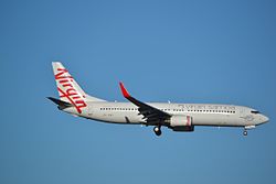 Tidigare jungfru Samoa Boeing 737-800