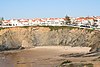 The town's beach on a quiet day