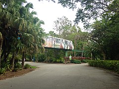 Zoo's former monorail system