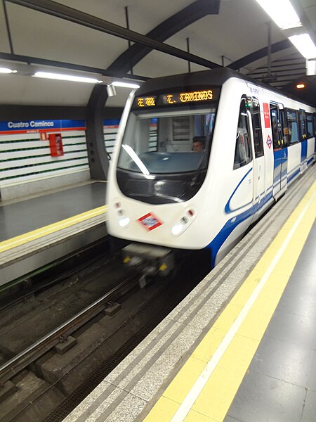 File:(Madrid Metro) Cuatro Caminos.JPG