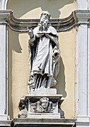 Statue of Saint Anthony the great – Scuola dei Luganegheri in Venice