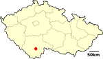 České Budějovice (CZE) - location map.svg