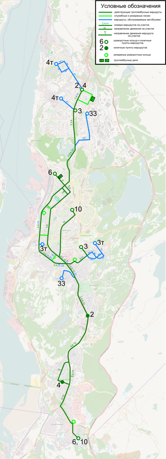 Схема движения троллейбусов Мурманск. Мурманск маршруты общественного транспорта. Маршрут 4 троллейбуса Мурманск. Схема 4 троллейбуса Мурманск.