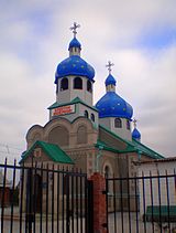 Pyhän Mikaelin kirkko Novoazovskissa.
