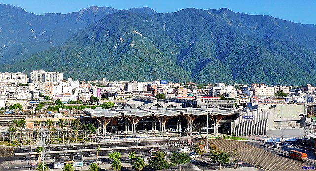 Hualien City, the county seat of Hualien County.