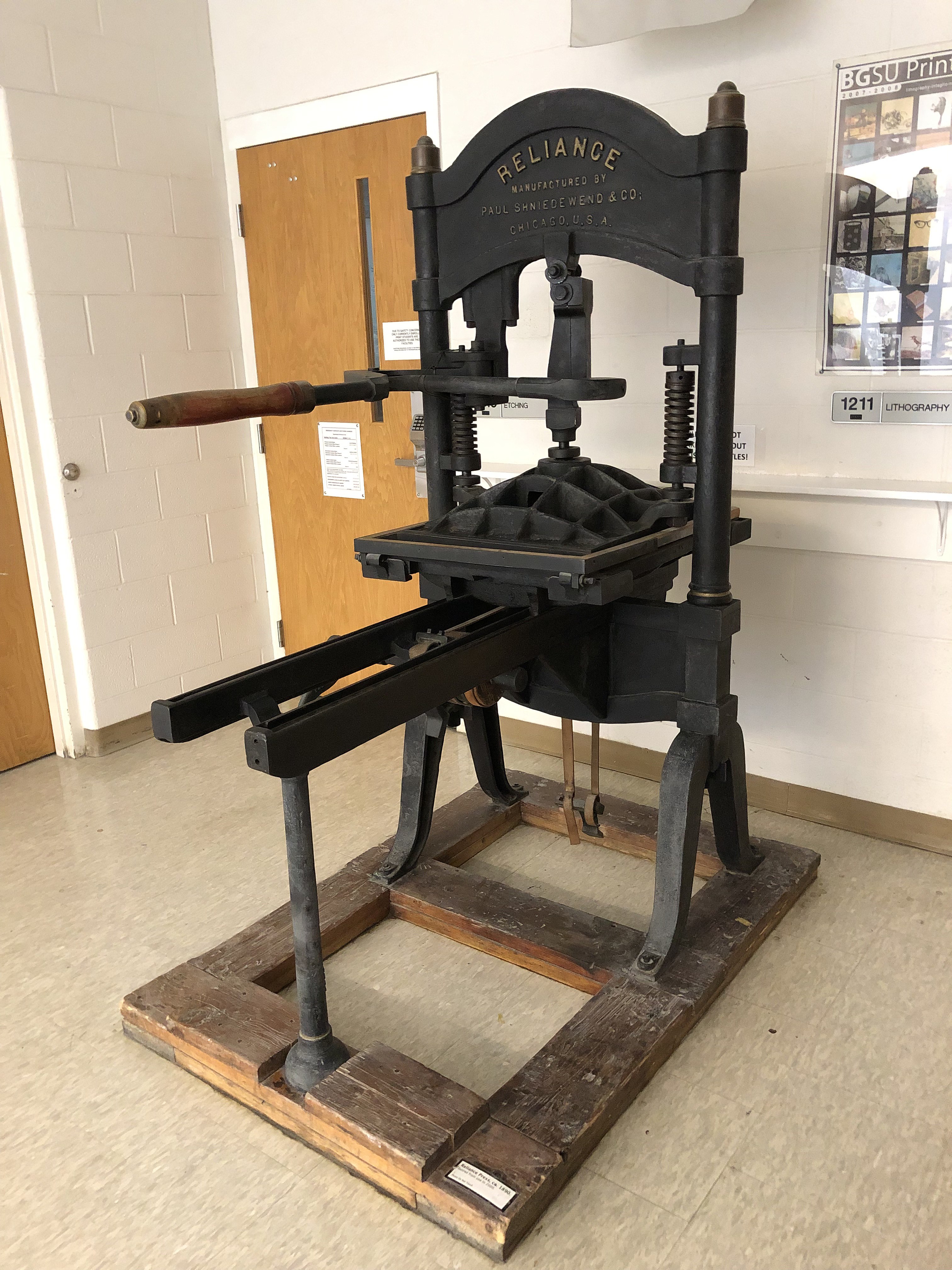 1890 Prouty Press — International Printing Museum