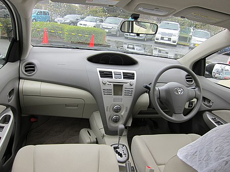 2010 Toyota Belta interior.jpg