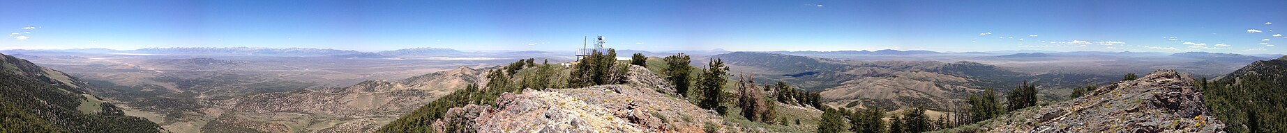 View from Spruce Mountain, Nevada.