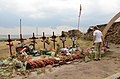 Closeup of fallen DPR fighters that died for the capture of the hill