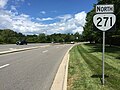 File:2017-07-07 12 02 31 View north along Virginia State Route 271 (Pouncey Tract Road) at Nuckols Road in Wyndham, Henrico County, Virginia.jpg