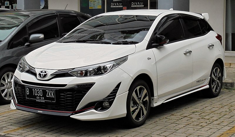 File:2018 Toyota Yaris 1.5 S TRD Sportivo hatchback (NSP151R; 12-22-2018), South Tangerang.jpg