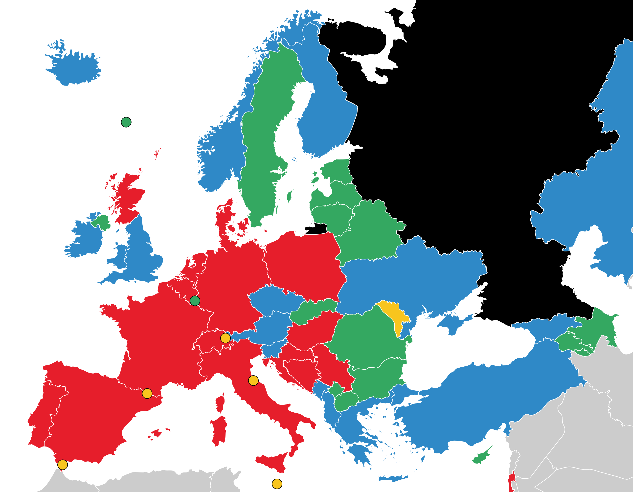 Datei2024–25 UEFA Nations League map.svg