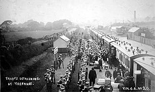 Trefnant railway station