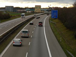 Dálnice A6 (Německo) u Crailsheimu.