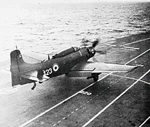 849 Sqn. Douglas Skyraider AEW.1 taking off from HMS Albion AD-4W 849Sqn NAN9-79.jpg