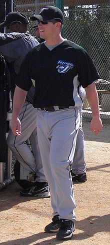 Aaron Hill had a career year with the Blue Jays in 2009 Aaron Hill.jpg