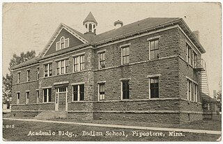 <span class="mw-page-title-main">Pipestone Indian Training School</span> Native american boarding school in Pipestone, Minnesota, United States