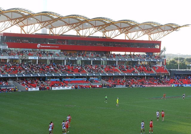 Australian football at Carrara Stadium on the Gold Coast 2011