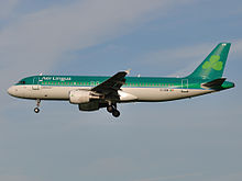Airbus A320-200 d'Aer Lingus.