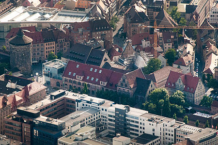 Aerial Nuremberg Kuenstlerhaus Nuernberg