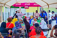 An Africell community healthcare initiative in Banjul, The Gambia, July 2022 Africell Gambia healthcare initiative.jpg