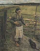 Old Woman with a Cat, 1885 (fi)
