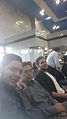 علی عبدالمالکی در فرودگاه خوی