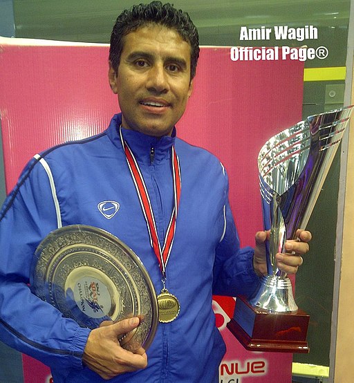 Amir Wagih with titles
