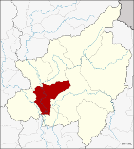 Amplasarea districtului în provincia Phitsanulok