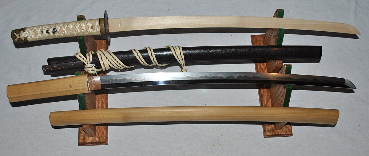 Espadas katana funda madera