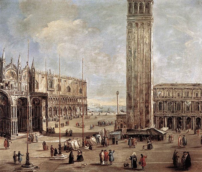 File:Antonio Stom - View of the Piazza San Marco from the Procuratie Vecchie - WGA21801.jpg