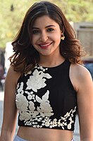 Anushka Sharma at a promotional event for NH10 (2015).