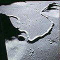 Apollo 15 landing site as seen by the crew from orbit