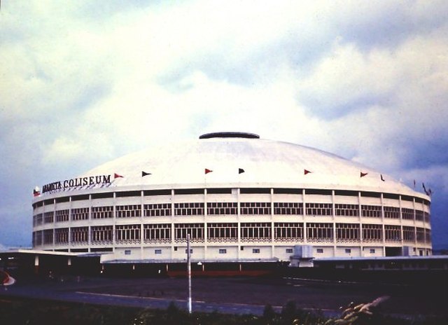 The Araneta Coliseum in the 1960s.
