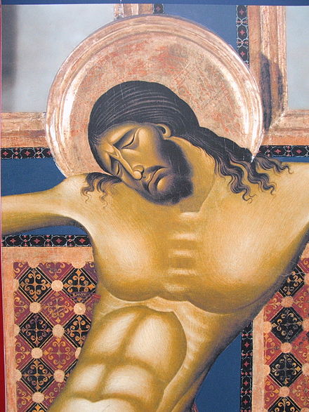 Cimabue's Crucifix in the church of San Domenico, 1265–1268