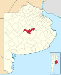 Partido di Tapalqué – Mappa