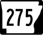 Highway 275 marker