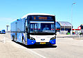 Arriva bus 8691 van het type VDL Citea XLE 145 te Holwerd.