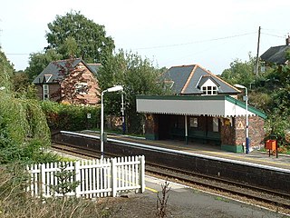 Ashley railway station Railway station in Cheshire, England