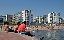 Aurinkolahti Beach in Vuosaari