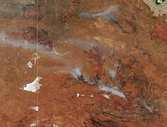 Oct 13 (2): Bushfires in the Northern Territory on 10 Oct, 2023