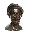 Wooden bust of the composer Frédéric Chopin, 1918. Height ca. 42 cm.