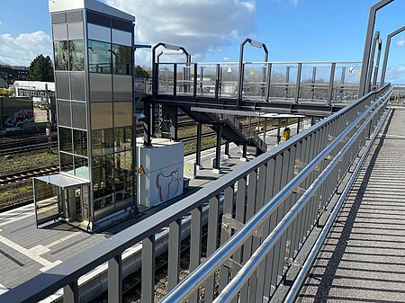 Bahnhof Meckelfeld (Frühjahr 2024)