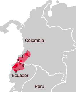 <span class="mw-page-title-main">Barbacoan languages</span> Language family spoken in Colombia and Ecuador