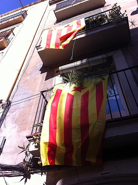 File:Barcelona. Catalonian Flags - panoramio (8).jpg