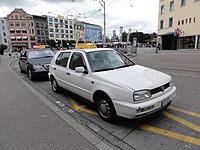 VW Golf as Taxi cab